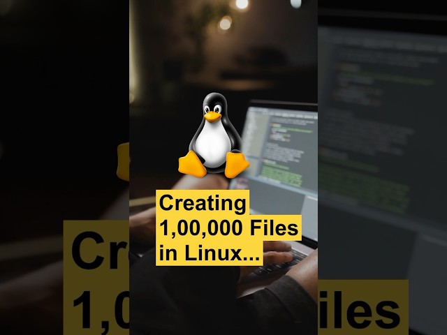 Creating 1 Lakh Files in Linux with wildcard 🫨🤯 #mprashant