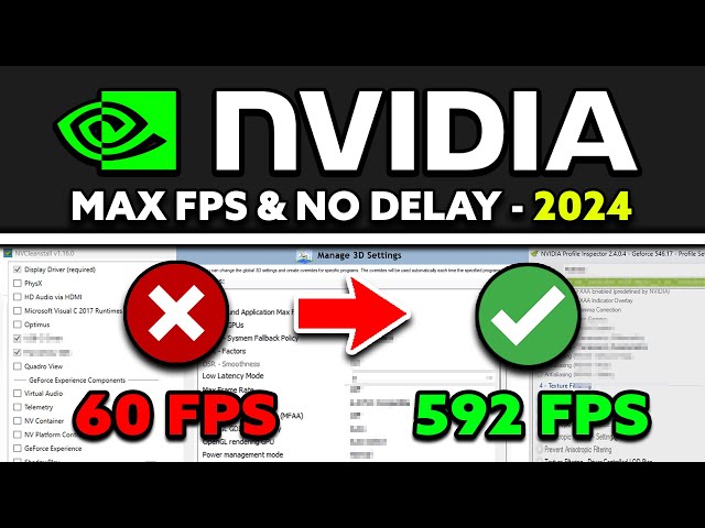 BEST NVIDIA Control Panel Settings For GAMING! (UPDATED 2024)
