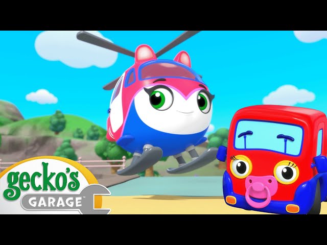 Helena Needs to Land! | Gecko's Garage | Cartoons For Kids | Toddler Fun Learning