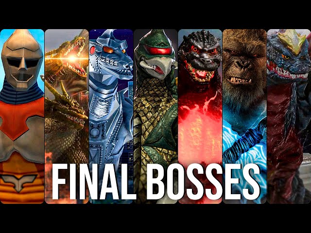 Evolution of Final Bosses in Godzilla Games (1998 - 2024 | PS1 - PS5)