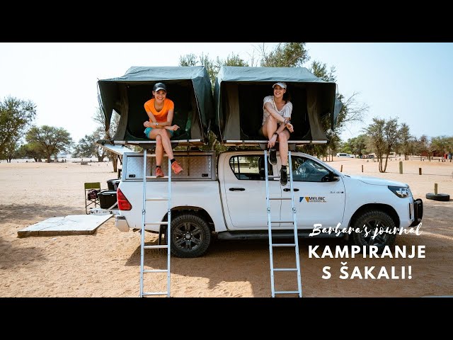 Spoznavanje Namibije in kampiranje na strehi avtomobila I NAMIBIJA [Barbara's Journal]