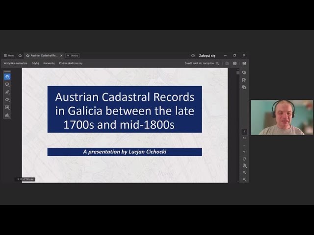 Austrian Cadastral Records in Galicia between late 1700s and mid 1800s