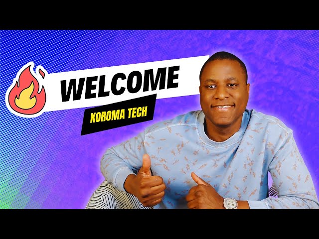 Welcome To Koroma Tech