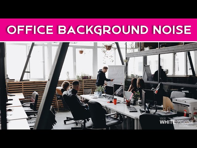 Office Background Noise - 3 Hours of Busy Office sounds