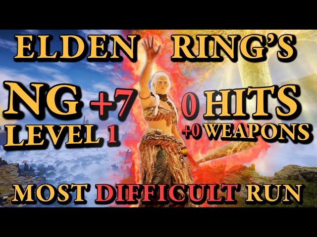 This Is The MOST DIFFICULT Elden Ring Challenge Run EVER DONE!