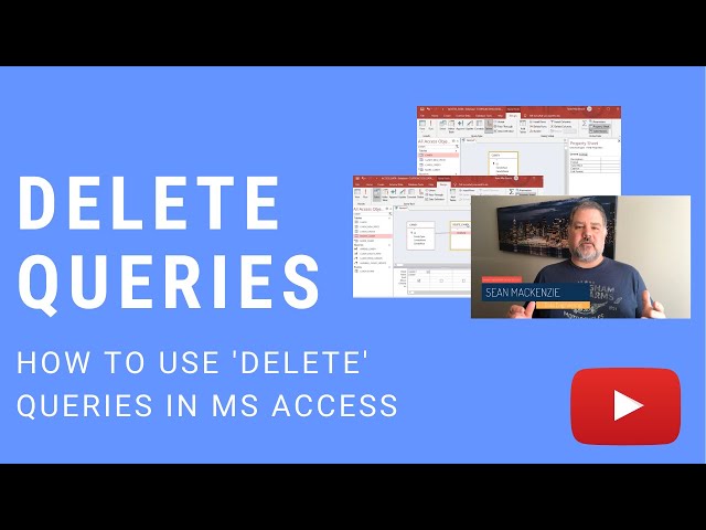 How Use Delete Queries in MS Access