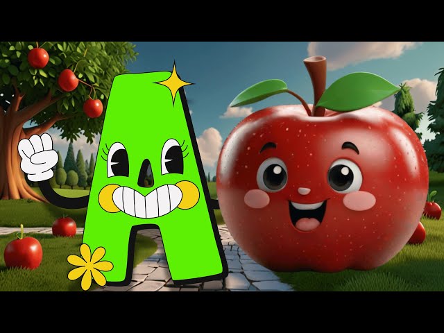 ABC Phonics Song for Kids| nursery rhymes | abc phonics song for toddlers | a for apple