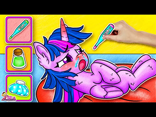 MY LITTLE PONY Funny Stories: How to Take Care of Not-well Twilight Sparkle? | Annie Korea