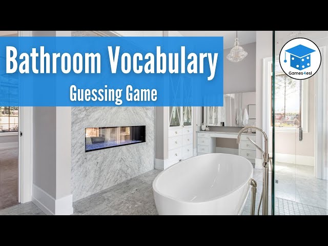 Bathroom Vocabulary In English | Guess The Word