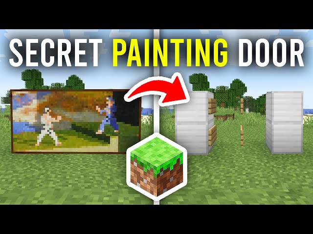 How To Make Secret Painting Door In Minecraft - Full Guide