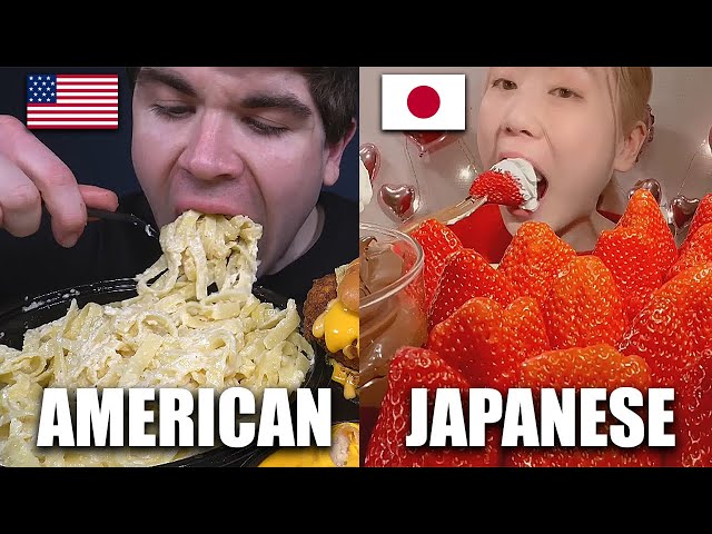 AMERICAN VS JAPANESE MUKBANGERS