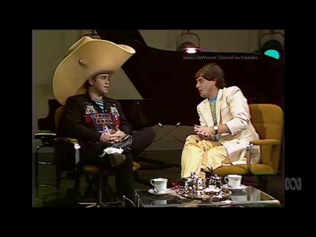 Elton John '80 Concert review on Countdown & Rod Stewart's nose!