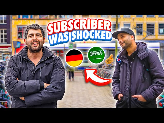 Subscriber was Shocked to Find me Practicing Languages in Amsterdam