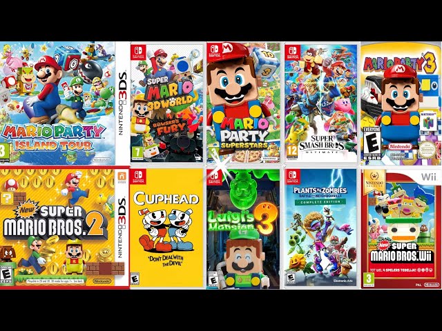 Nintendo Gaming Challenge: Bowser's Fury, Mario Party, New Super Mario Bros 2, Cuphead vs Lego Mario