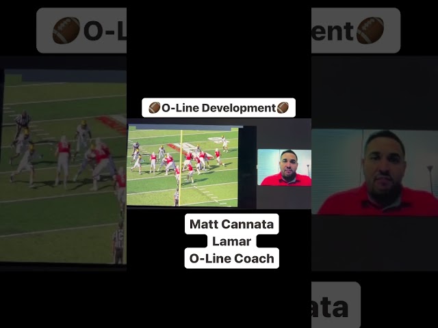 Offensive Line Development with Matt Cannata (Lamar O-Line Coach)