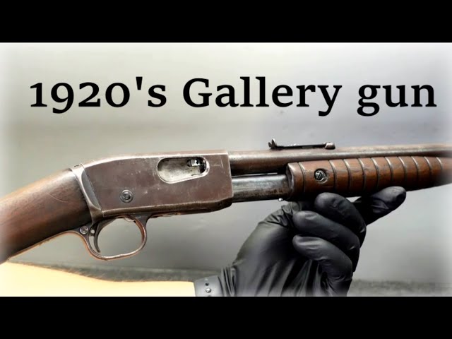 Restoring 1920 Remington .22 gallery gun, (with test firing) #restoration