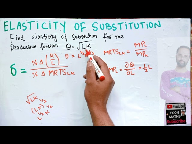ELASTICITY of Substitution