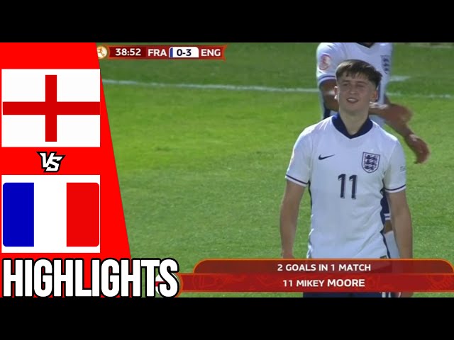 England vs France | All Goals & Highlights | U17 European Championship | 21/05/24