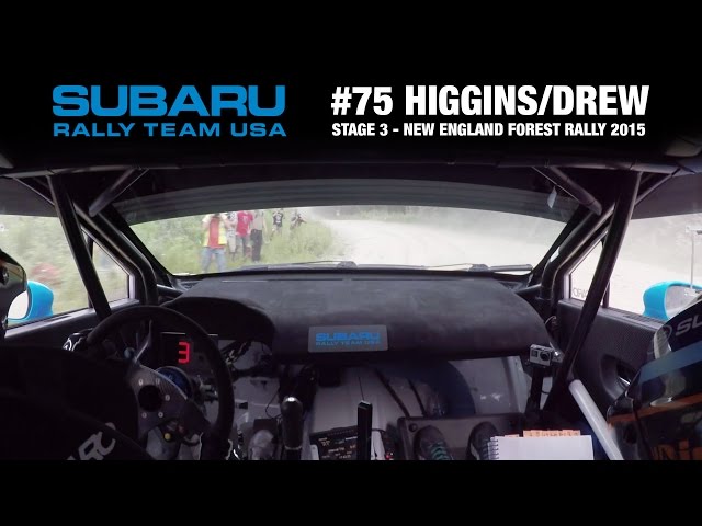 Onboard: Higgins/Drew at New England Forest Rally 2015
