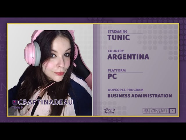eSports Live Stream at University of the People | TUNIC with Craftinadesu | Gaming Live