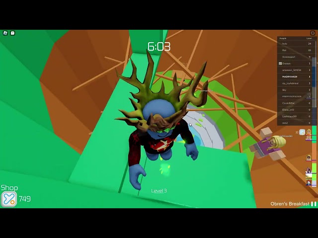 I got to the top!(Roblox tower of hell)
