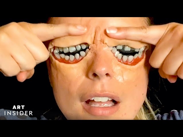 Makeup Artist Creates Nightmarish Looks Using Teeth