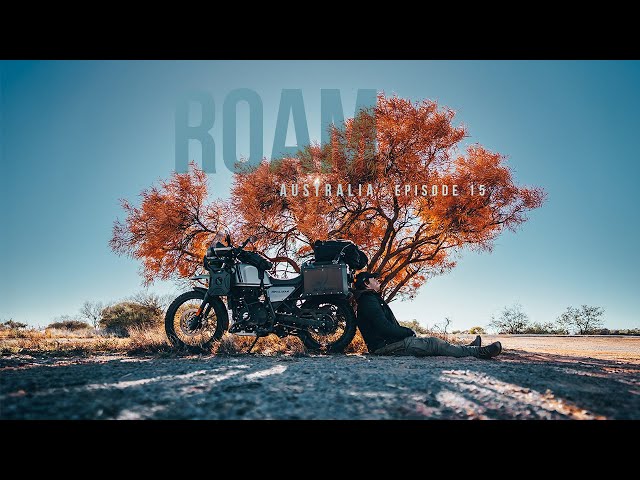 Riding across Australia, heading up the west coast, solo motorcycle camping adventure S2 Episode 15