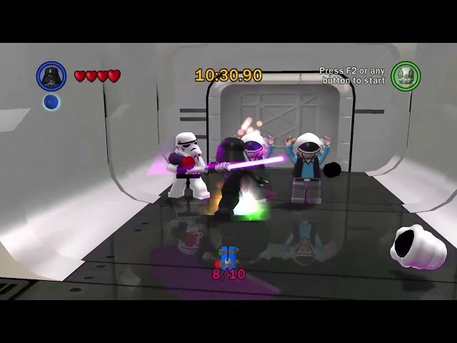 LEGO Star Wars - The Complete Saga- EP 4 Ch 1 and 2 Challenge [Free Play]