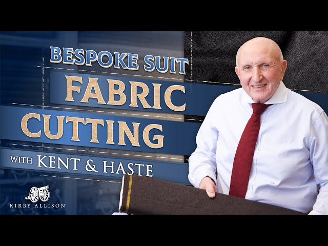 Fabric Cutting | Double Bespoke Commission with Kent & Haste London