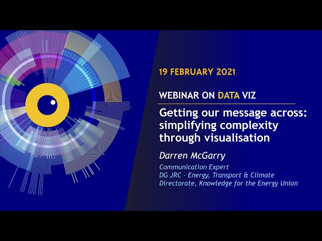 EU DataViz webinar - Darren McGarry - Getting our message across