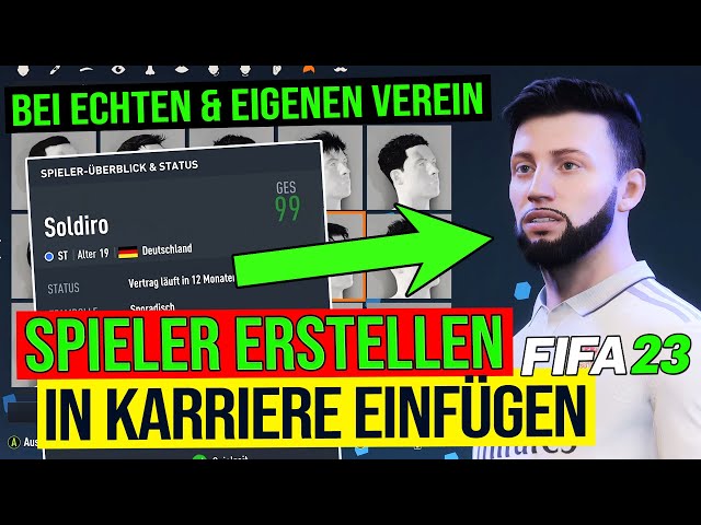 EA FC 24 SPIELER ERSTELLEN & in EIGENEN Verein und Karriere EINFÜGEN ✅💡 Tipps & Tricks