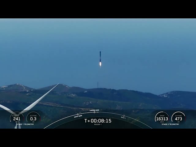TOUCHDOWN! SpaceX Falcon 9 B1061-20 (Maxar 1)