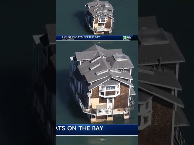 Mystery house is floating in San Francisco Bay