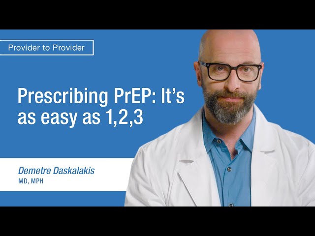Prescribing PrEP: It’s Easy as 1, 2, 3
