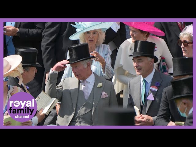 Prince Charles and Camilla attend Royal Ascot with Princess Anne and Prince Edward
