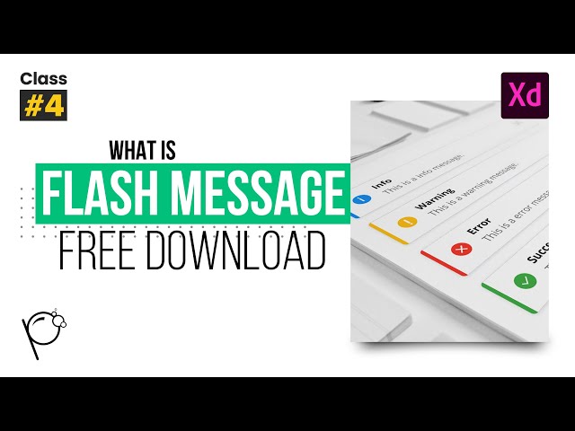 Flash Message Design & Animation in Adobe XD | हिंदी #pelfizz #xdtutorial #uxdesign #uidesign