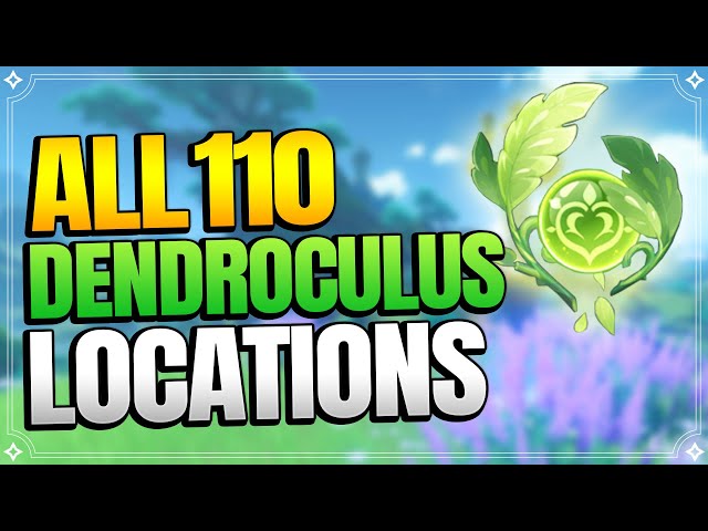 All 110 Dendroculus Locations in Sumeru Forest - In Depth Follow Along Route -【Genshin Impact 3.0】