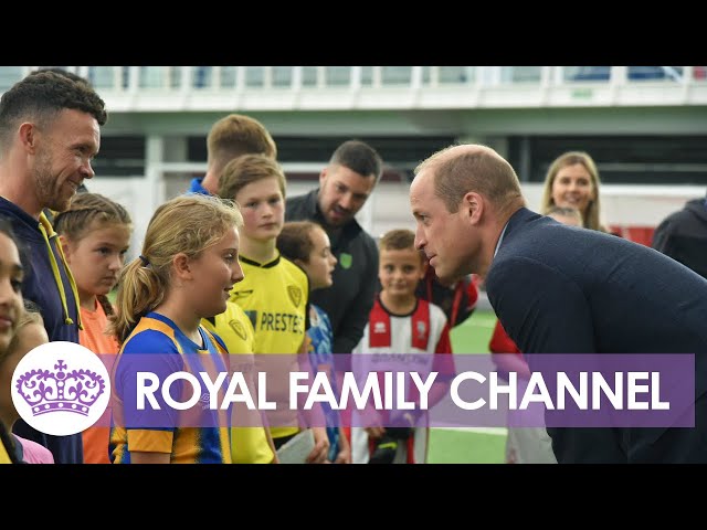 Prince William Visits St George's Park on 10th Anniversary