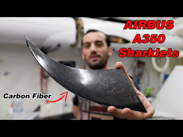 Making the Sharklets and horizontal stabilizer/ AIRBUS A350 XWB