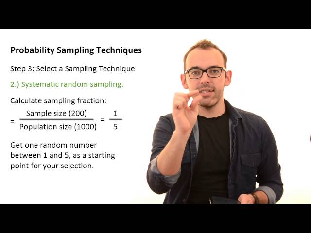 4.2 Probability Sampling Techniques
