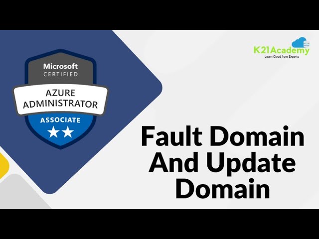 Fault Domain And Update Domain In Microsoft Azure | AZ-104 | K21Academy