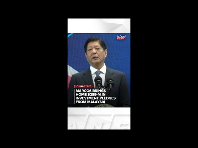 PH secures $285-M in investment pledges from Marcos' Malaysia trip | ANC