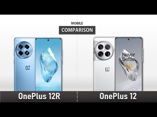 OnePlus 12R vs OnePlus 12