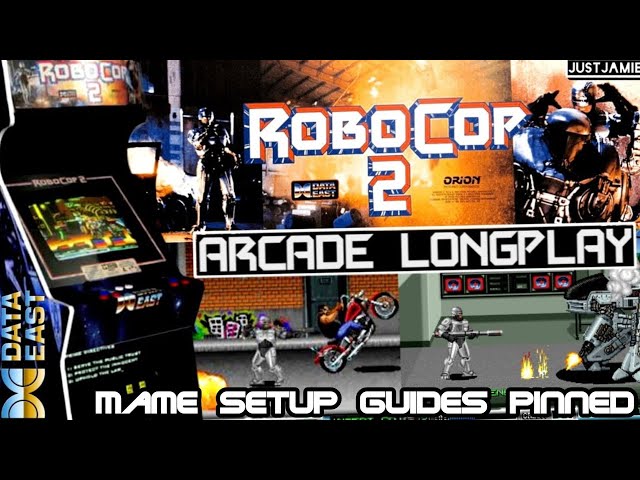 Robocop 2 Arcade Data East 1990 ☆ Longplay #robocop #arcadegames #mame