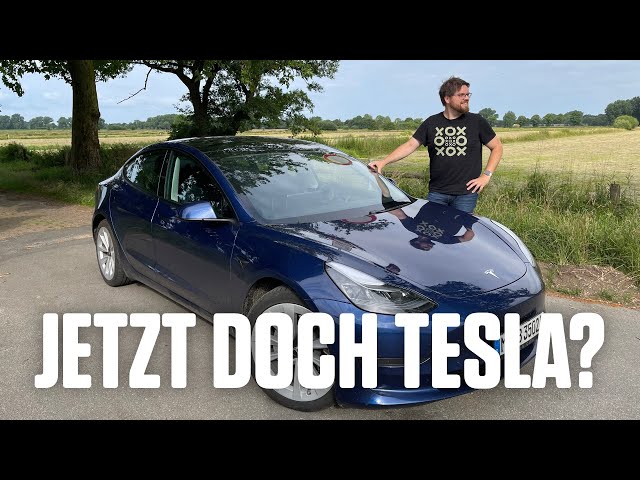 Ich bin das Tesla Model 3 probegefahren