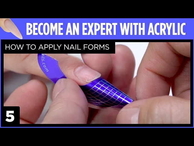 How To Apply Nail Forms For Beginners | Become An Expert with Acrylic | OWC