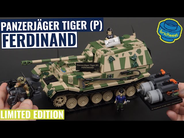 FERDINAND - Panzerjäger Tiger P - LIMITED EDITION w/ BAD Tracks - COBI 2581 (Speed Build Review)