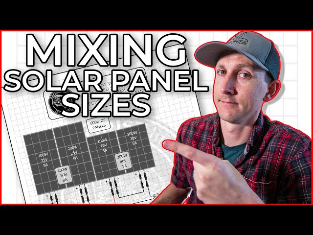 How to Wire Different Sizes of Camper Solar Panels Together - Effects of Mismatched Solar Panels