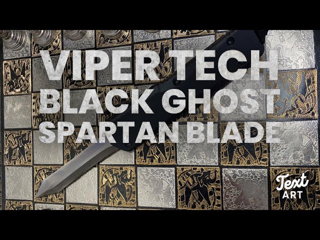 Viper Tech OTF (Out the Front) Black Ghost OTF - Spartan Blade Opening and Review