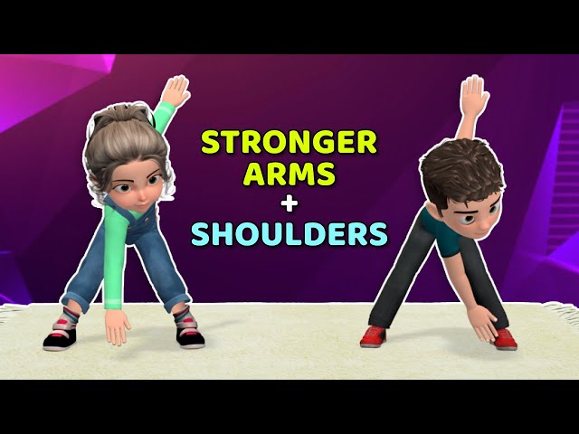 16-MINUTE STRONGER ARMS + SHOULDERS WORKOUT FOR KIDS
